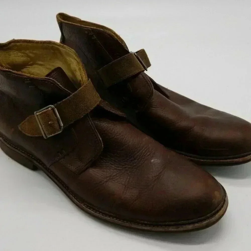 Ugg Australia Graham Leather Brown Buckle Strap